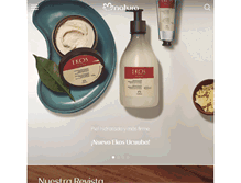Tablet Screenshot of natura.com.mx